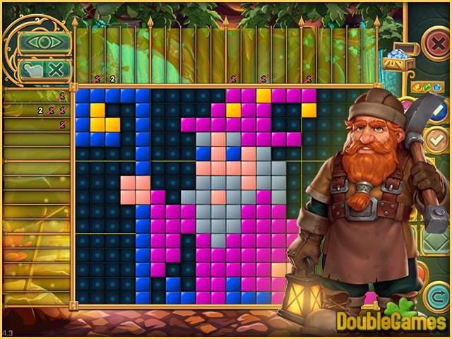 Free Download Legendary Mosaics: The Dwarf and the Terrible Cat Screenshot 2