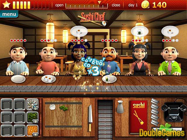 Free Download Youda Sushi Chef Screenshot 1